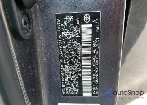 2010 Toyota Camry Base из США, поврежденный, VIN JTNBF3EK1A3000815